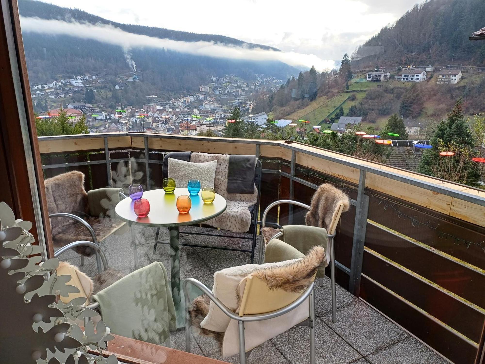 Ferienwohnung Panoramablick Bad Wildbad Eksteriør bilde