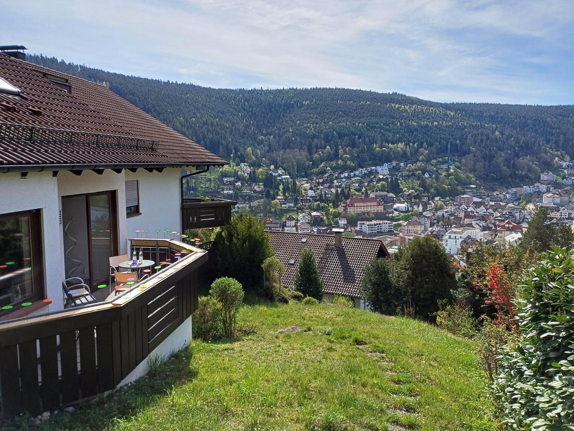 Ferienwohnung Panoramablick Bad Wildbad Eksteriør bilde